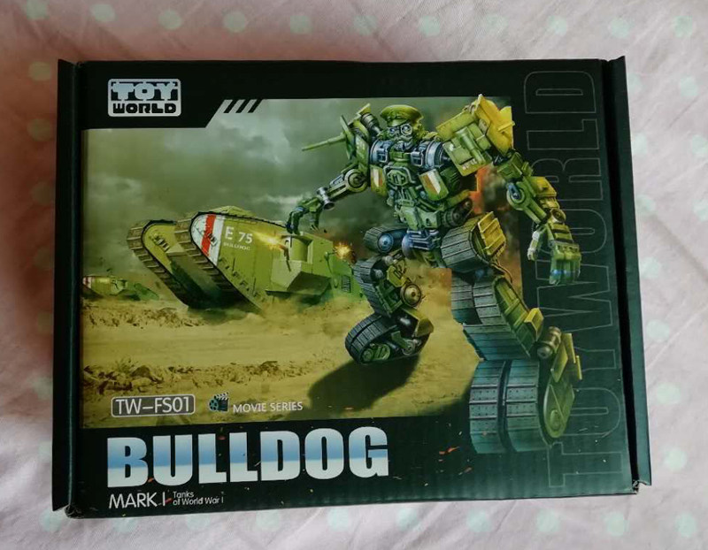 原版内外包装盒子 第三方TOYWORLD变形玩具金刚TW-FS01斗牛犬坦克