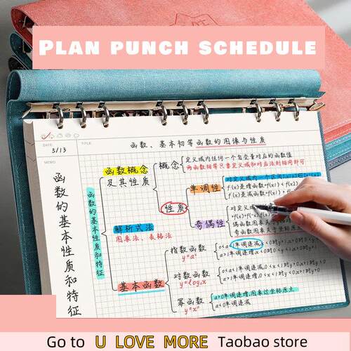 A4/B5 Mind Mapping Student Notepad Agenda Selfdisciplined C