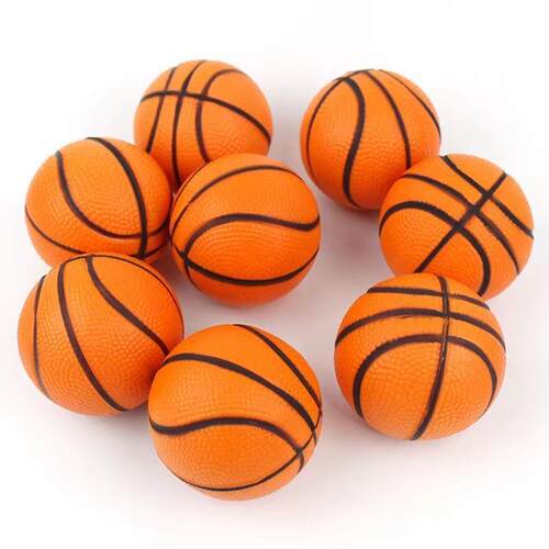 2/5/10pcs Mini Basketball Party Favors Squishy Mini Sress Ba
