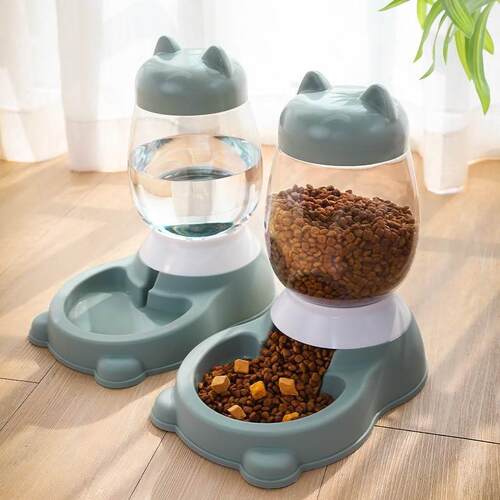 pet automatic feeder food bowl dog cat water dispenser喂食器