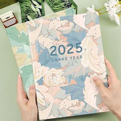 2025 Calendar Planner Notebook 365 Days Effeciency Notepad W