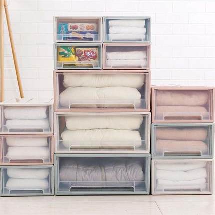 .storage cabinet and drawer plastic storage box transparent