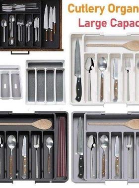 Cutlery Drawer Organizer Adjustable Silverware Drawer