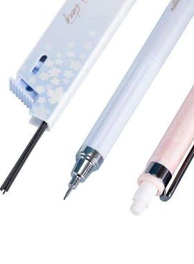 DELI Mechanical Pencil Set With HB Lead Replacement Retracta