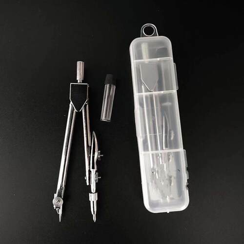 Student compass and ruler set learning stationery supplies