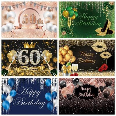 Adult Birthday Party Decoration For Photography Background