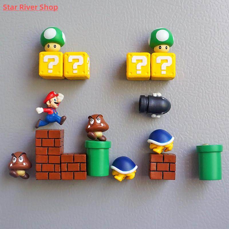 10pcs 3D refrigerator magnet message sticker funny childhood