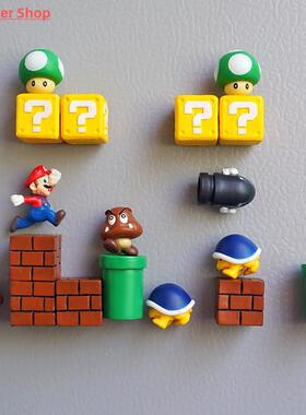 10pcs 3D refrigerator magnet message sticker funny childhood