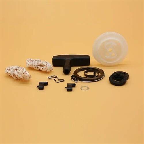 Recoil Rewind Starter Pulley Spring Handle Grip Pawl Oil