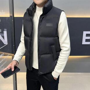 Warm Mens Windproof New High Male Thickened Vest 2024 Down