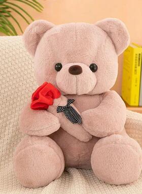 2555CM  Valentines Day roses teddy bear animal plush toys