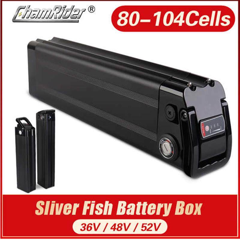36V48V 银鱼电池盒改装折叠电动车锂电池外壳 ebike battery box