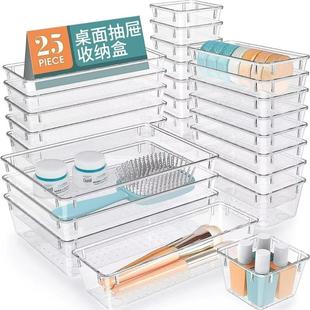 Plastic Drawer Organizers Set Organizer Storage Trays office