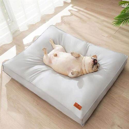 Waterproof & Comfortable Dog Bed, Removable Pet Mat, Rectang