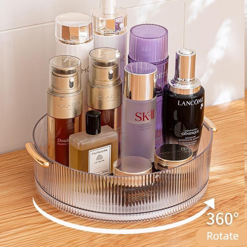 360 Degree Rotating Cosmetic Storage Box Makeup Organizer