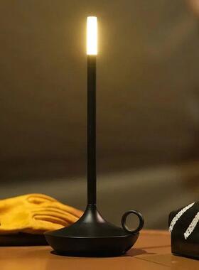 Table Lamp for Bedroom Rechargeable Touch Lamp Camping Candl