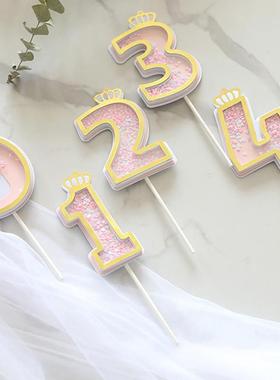 New Sequ Digital Candle Birthday Number Cake Candle 0 1 2 3