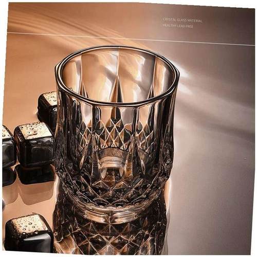 red wine set crystal whiskey glasses old fashioned glass cup