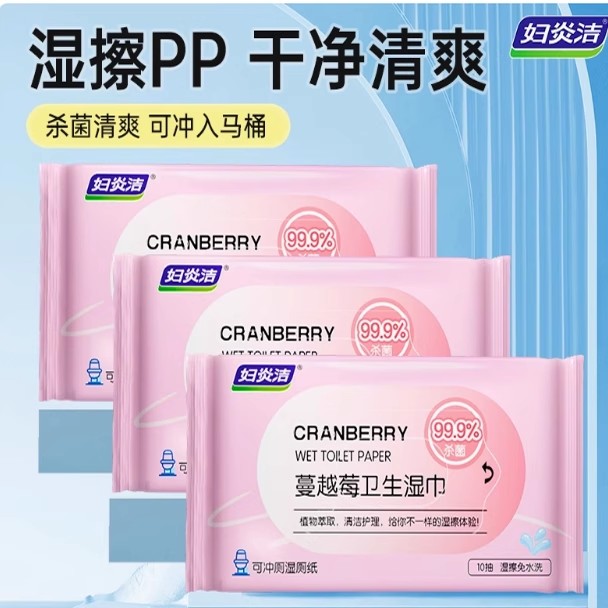 便携装湿厕纸温和杀菌99%