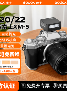 【富士现货】神牛iT20/iT22迷你相机闪光灯适用富士XM-5 xt5 efx8 x100vi xs20 xt30 xt50相机机顶灯锂电池