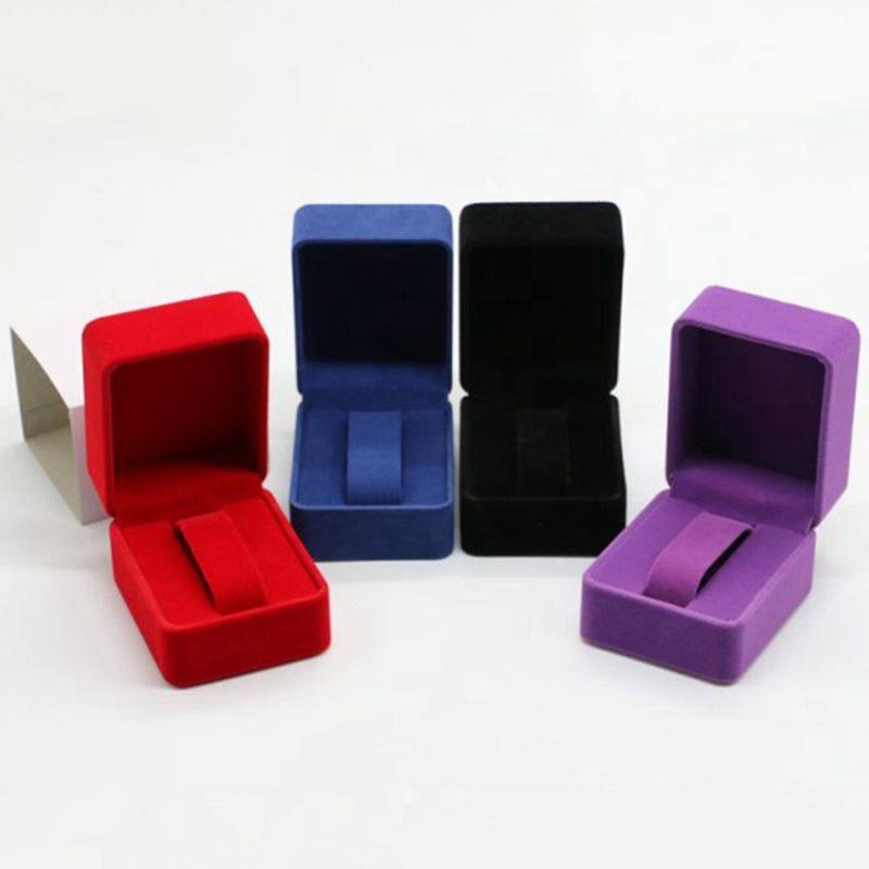 精致手表盒植绒手表收纳盒单个礼品首饰表盒子手链饰品包装展示盒