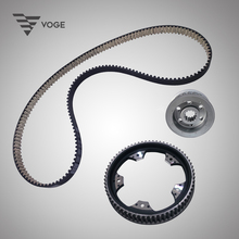 无极LX500-3A CU525原装后轮传动皮带主从动皮带轮部件前后链轮