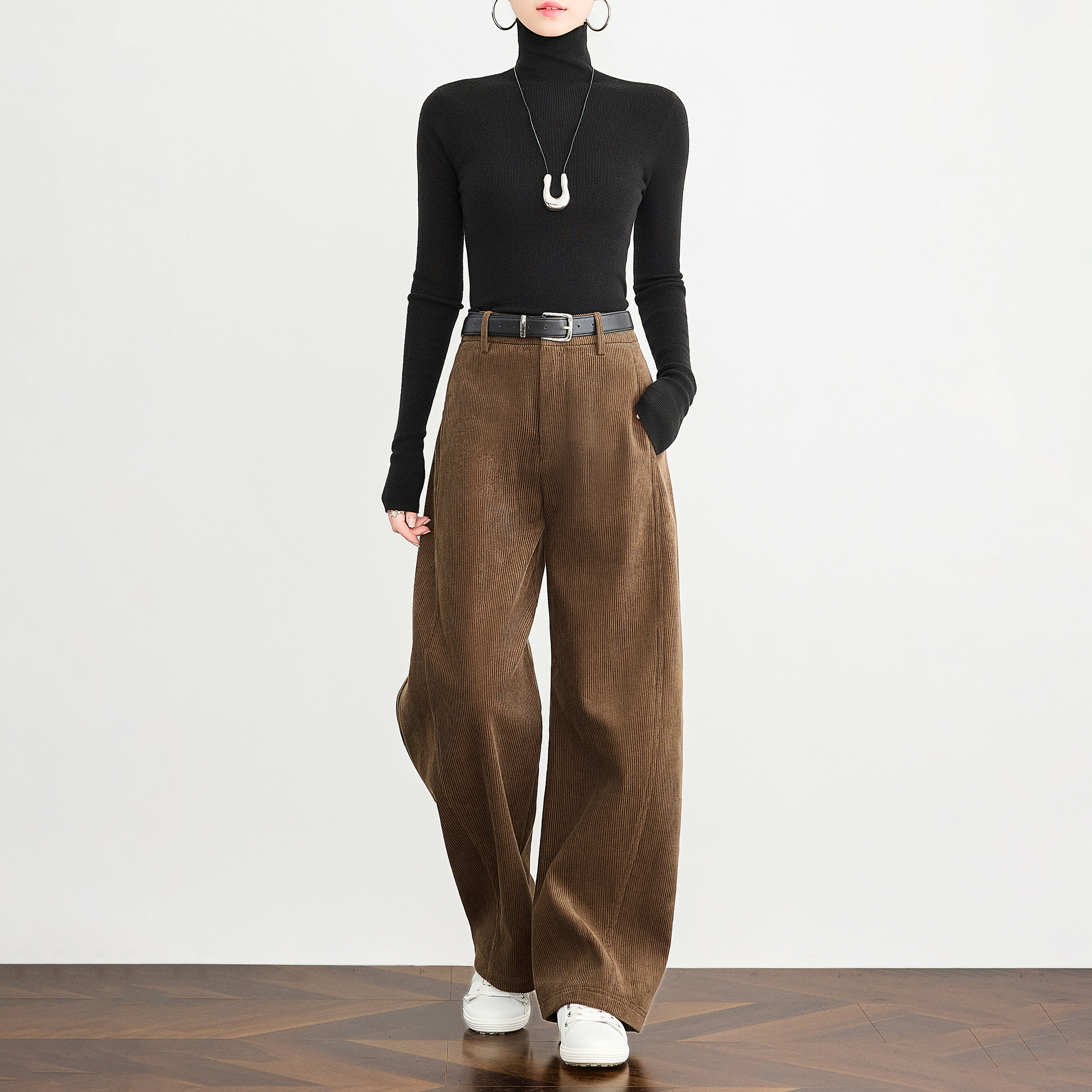 奕兮小个子加厚灯芯绒休闲裤宽松阔腿裤冬季镰刀裤保暖加绒香蕉裤,女装/女士精品,休闲裤,淘宝优惠券,粉丝福利购,淘宝优惠卷