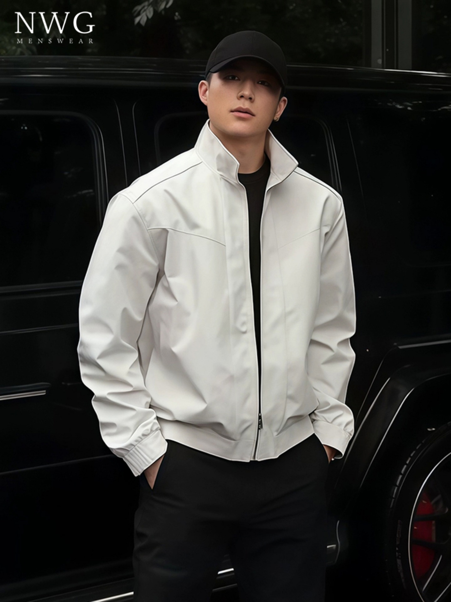 飞行员工装外套男春秋季美式宽松短款立领教练夹克男士三防冲锋衣