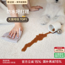 赛波斯防水防污地毯白月光法式 轻奢高级感素色简约奶油风客厅卧室