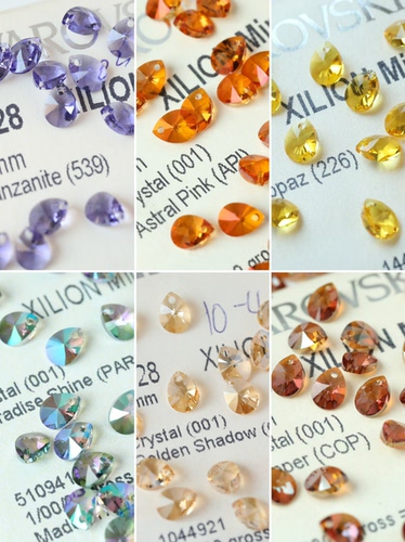 【6128/8mm/10mm】奥地利施家水晶/手工串珠/diy/6128/每份六颗