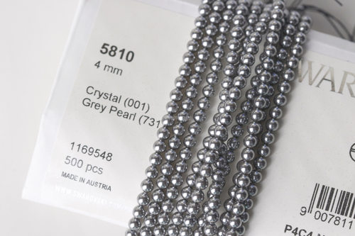 【5810/731灰色】奥地利施家水晶/珍珠散珠/手工diy/5810/731灰色
