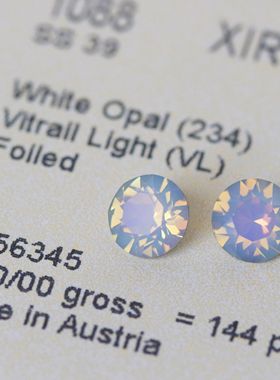 【1088/ss39/混合/外网/AB/ign】施家水晶/手工美甲diy/耳饰