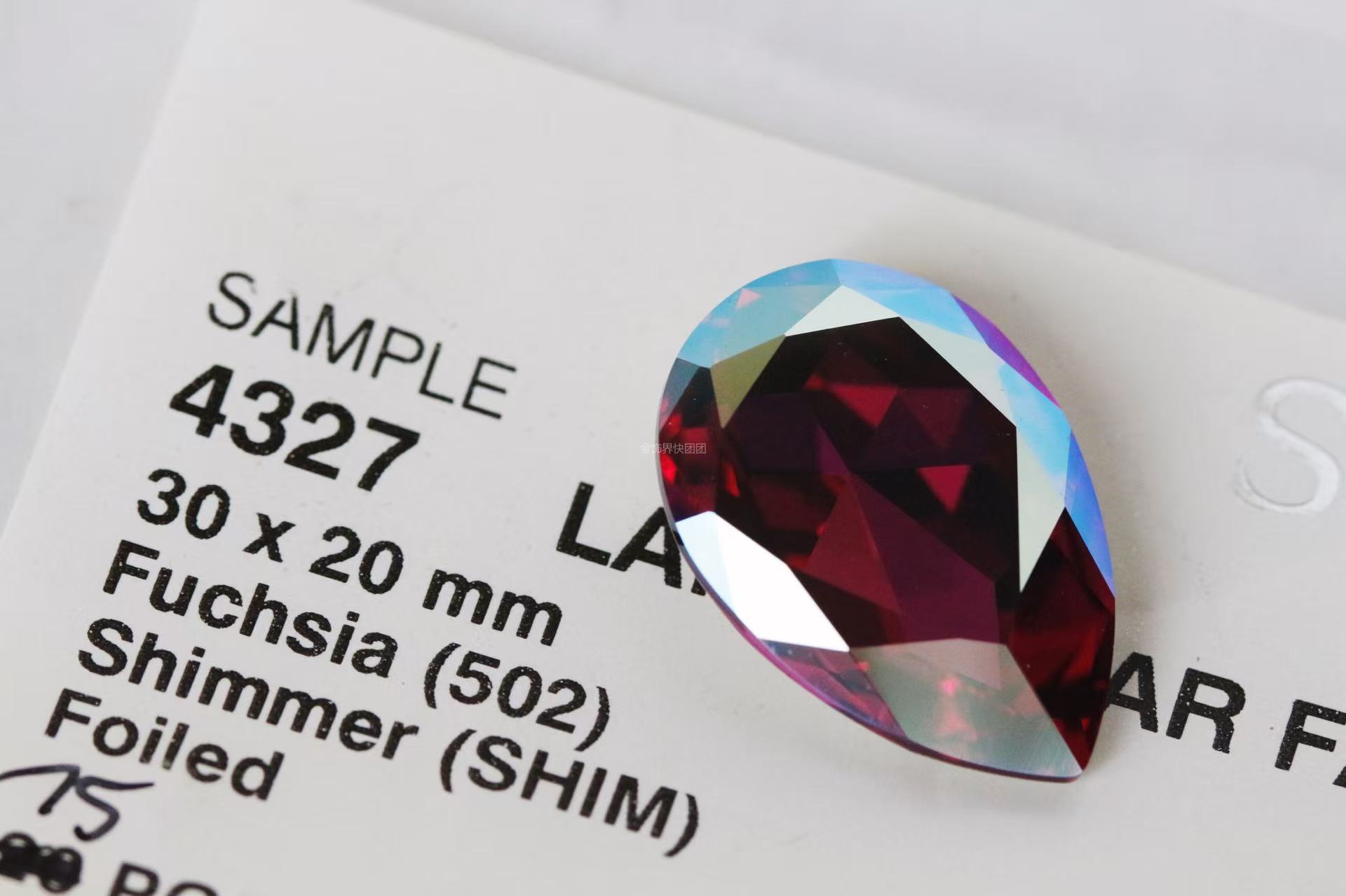 【4327/30*20mm】奥地利水晶/施家/4327/30*20水滴一份1颗