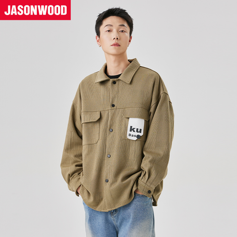 jasonwood长袖小众设计衬衫