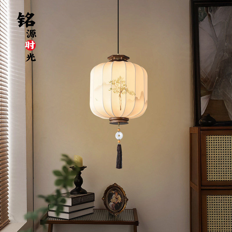 宋代美学餐厅吧台小吊灯