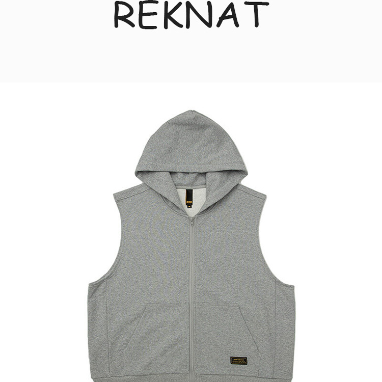 REKNAT25SS日系复古连帽开衫