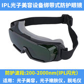 IPL强脉冲光激光防护眼镜OPT光子美容嫩肤E光脱毛科美绑带式 眼罩