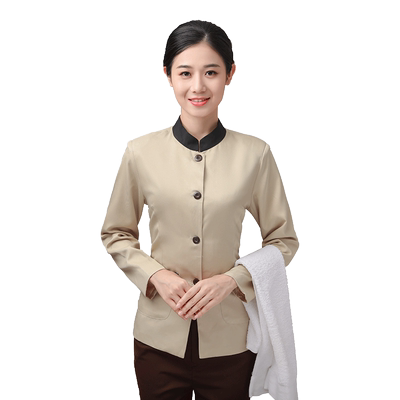 保洁工作服女长袖 物业清洁工阿姨酒店ktv宾馆服务员家政秋冬套装