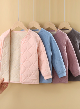 女童三层夹棉保暖男女童校服神器上衣2026冬季MB新款XS240817
