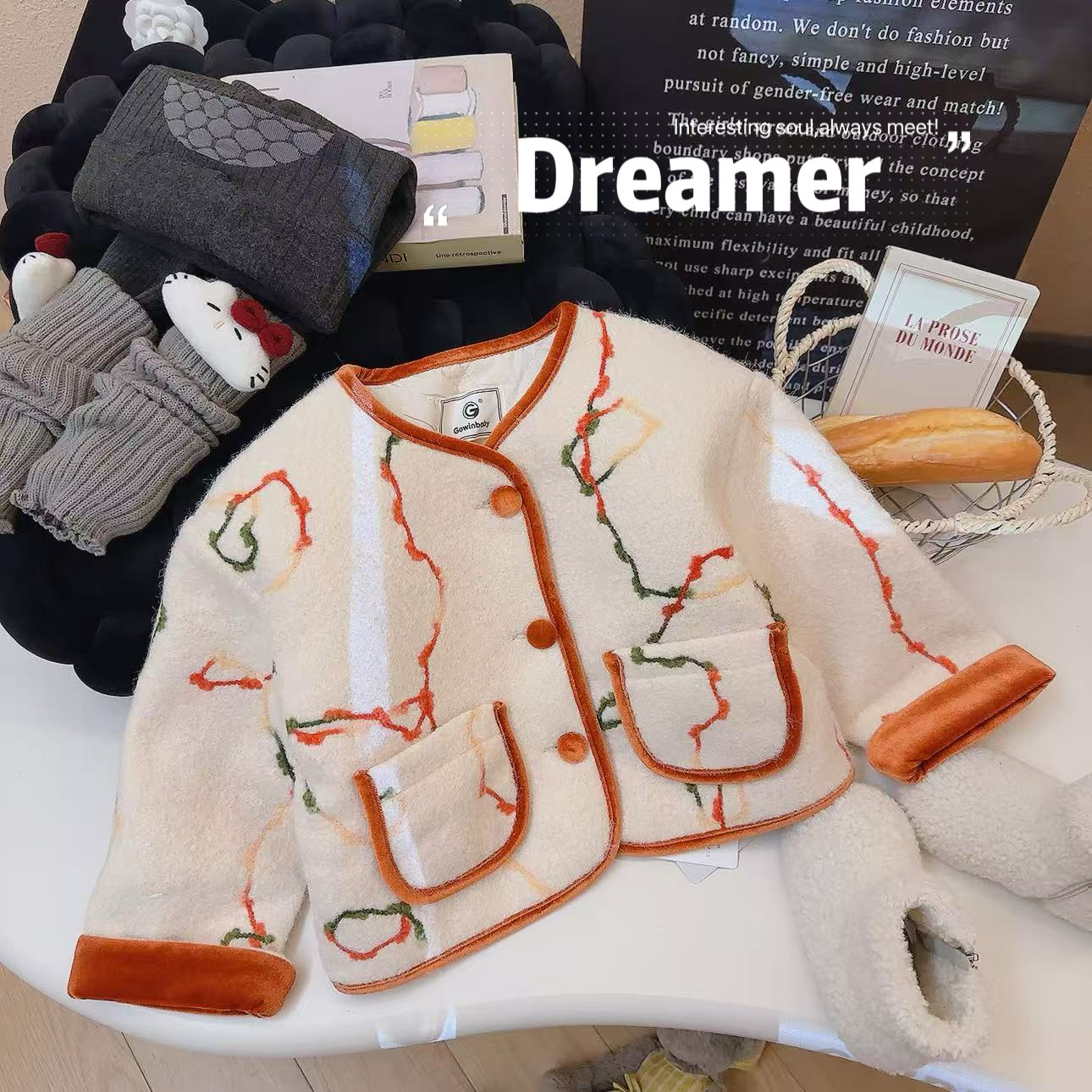 宠粉*女童时髦设计款小香风夹棉保暖外套2026冬季新款CM1908T鱼,童装/婴儿装/亲子装,普通外套,淘宝优惠券,粉丝福利购,淘宝优惠卷