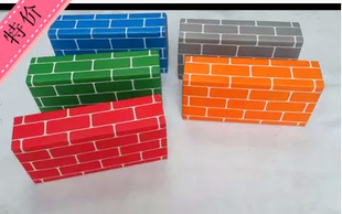 纸质积木 幼儿园搭造构建纸砖积木砖块积木 儿童益智纸砖头纸砖块