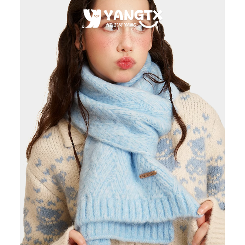 冬季休闲女性百搭好看围巾