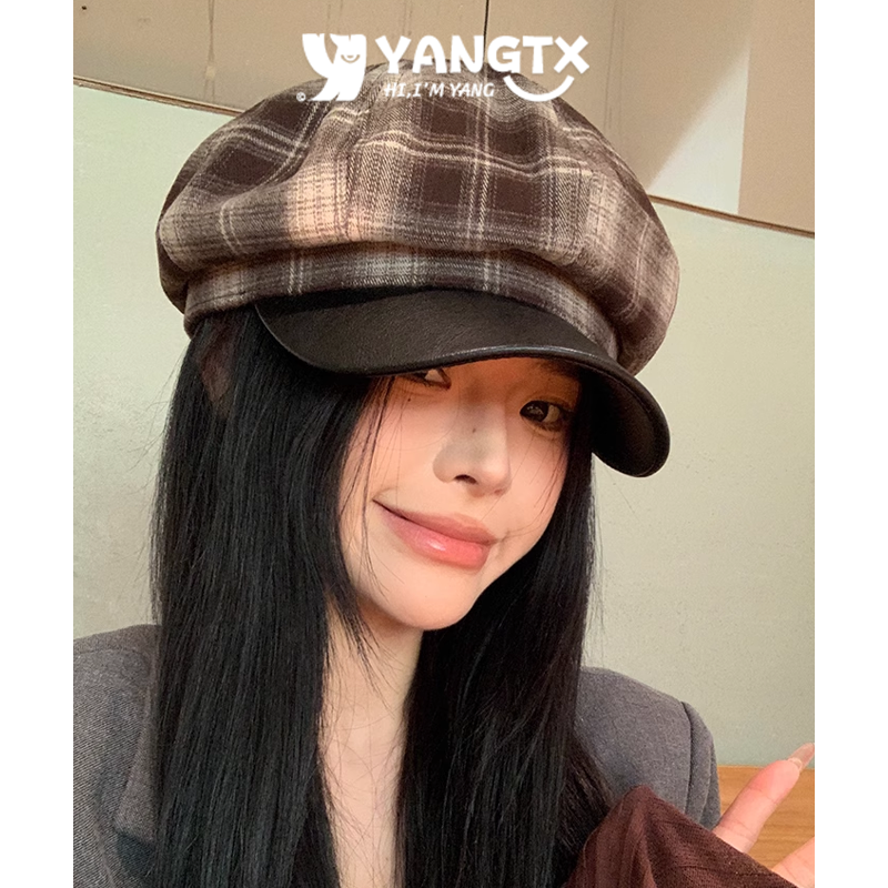 出游休闲女性百搭显脸小八角帽