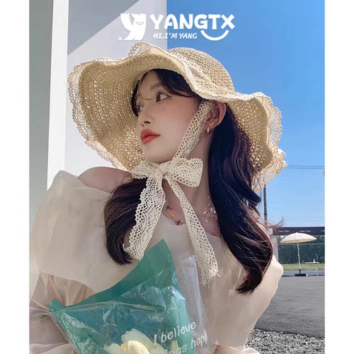【杨同学】高颜值氛围感度假草帽