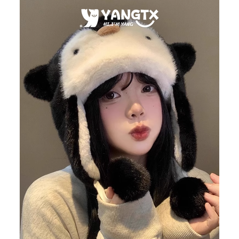 谁会拒绝一个可爱的企鹅帽子呢~