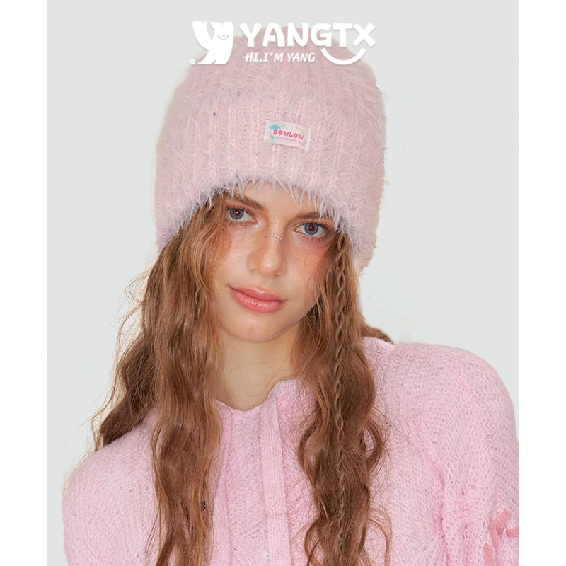 【杨同学】甜美可爱护耳针织帽