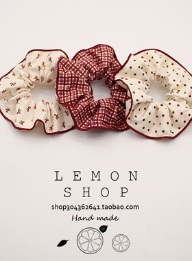 红色波点大肠发圈女2025新款高级感头绳扎头发皮筋高弹力发绳发饰