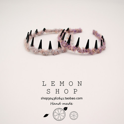 带齿防滑发箍毛线百搭