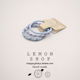 韩系小清新彩色麻花辫发圈女高弹力扎头发橡皮筋耐用发绳头绳发饰