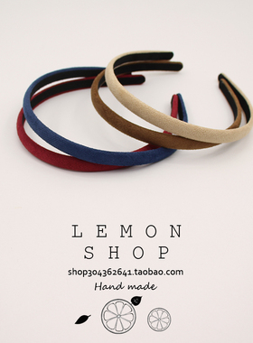 韩国简约纯色细款压发头箍发箍高级感发卡网红2025秋冬新款发饰品